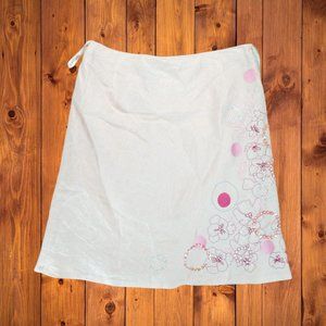 Richard Malcolm Irish linen Beaded Light Pink‎ Skirt Womens Size 12
